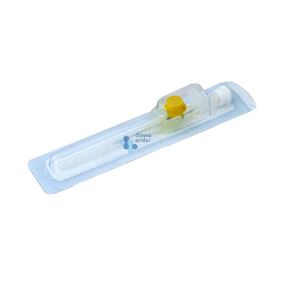 I.V Cannula Yellow-G24