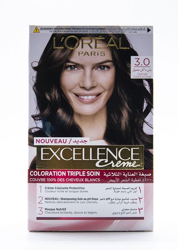 L'Oreal Excellence Creme 3 Deep Dark Brown
