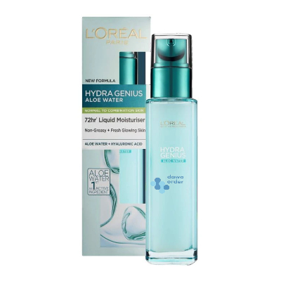 L'Oreal Hydra Genius Aloe Water 70Ml -10%