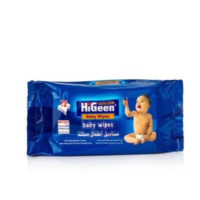 HIGEEN BABY WIPES (72 WIPES)