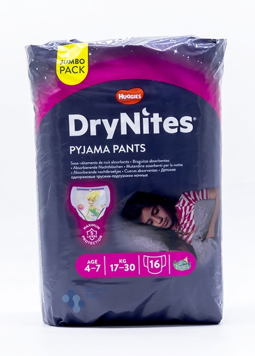 Drynites Girl Pants 4-7 Age