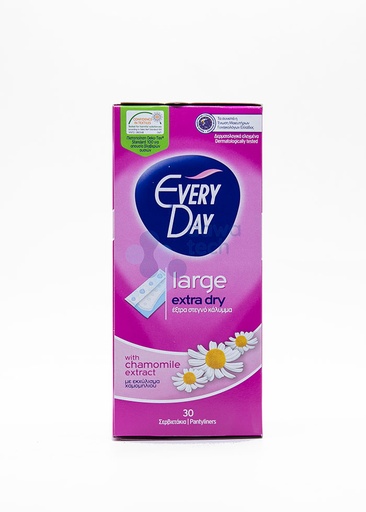 Everyday Xl Extra Dry 30+14 Liners 727