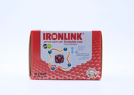 Iron Link Drinkable Iron Adult (14 Mg) (10 Vials)