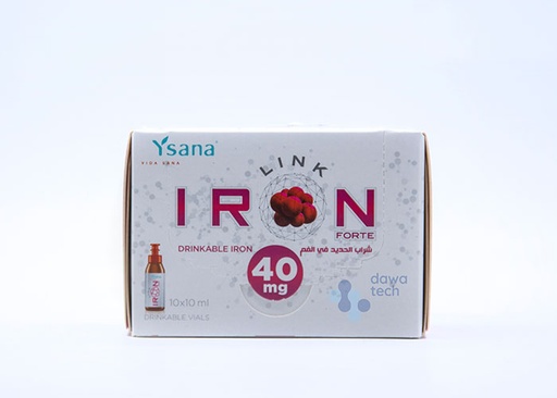 Iron Link Forte 40Mg Drinkable Iron 10*10Ml