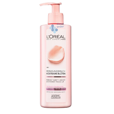 Loreal Cleansing Milk Rose And Jasmine 400 Ml