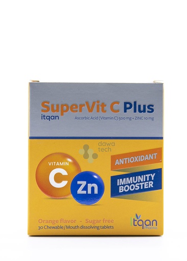 Vit.C 500Mg +Zinc 10Mgchewable 30Tab