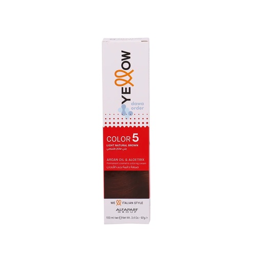 Yelllow Color Cool 5 Light Natural Brown