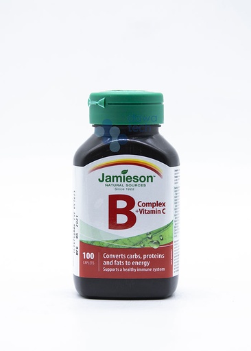 JAMIESON B COMPLEX + VITAMIN C (100 CAPLETS)