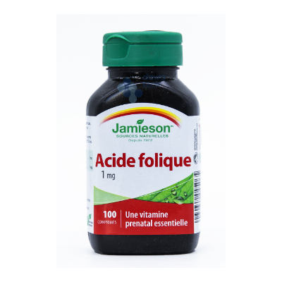 JAMIESON FOLIC ACID (1 mg) (100 TABLETS)