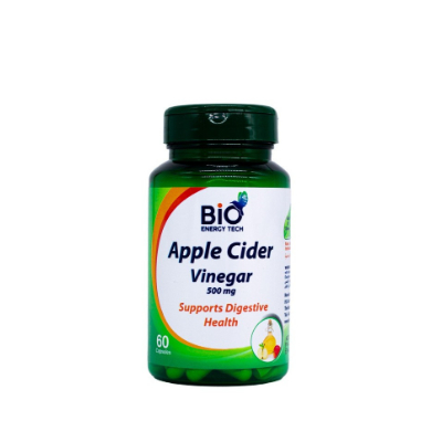 Bio Energy Apple Cider Vinegar 500Mg (60Cap)