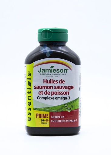 Jamieson Wild Salmon & Fish Oil (90+30 Softgels)