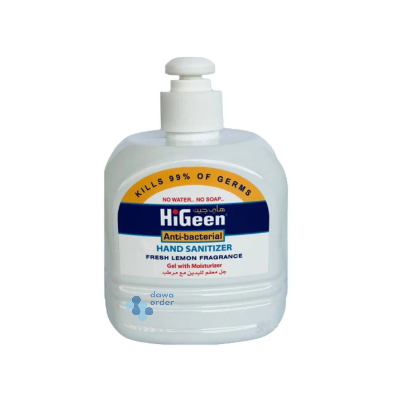 Higeen Hand Senitizer Gel Pump Lemon