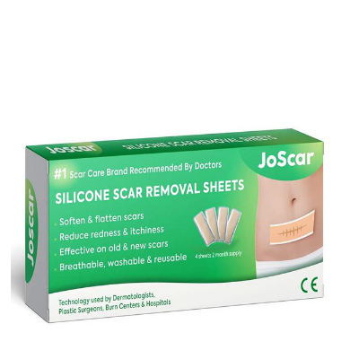 JOSCAR SILICONE SCAR REMOVAL SHEETS(4 SHEETS)