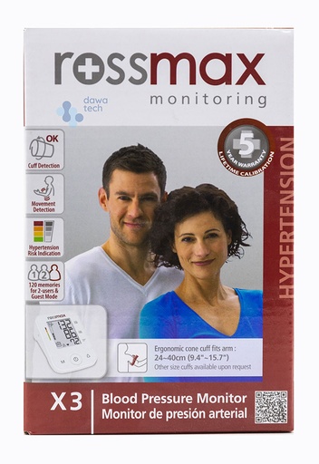 Rossmax Bpm Blood Pressure Monitor (X3)