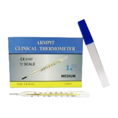 Armpit Clinical Thermometer ميزان حرارة زئبقي