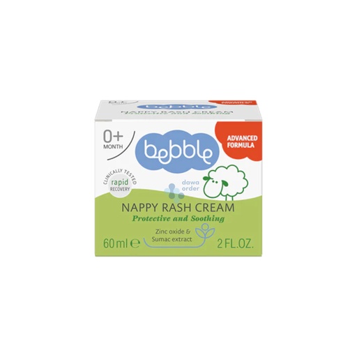 Bebble Nappy Rash Cream 60Ml