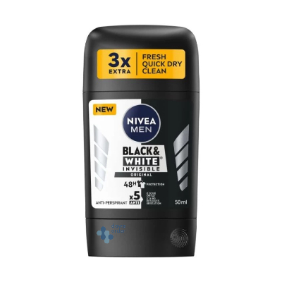Nivea Stick Black&White Invisible Original 50Ml