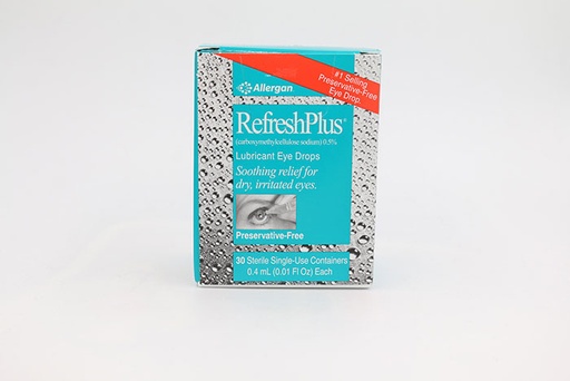 Refresh Plus 0.5% Eye Drops 30 Single-Use Containers