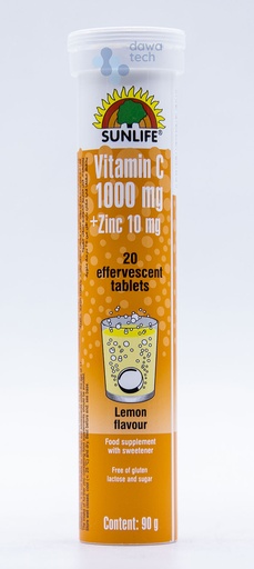 Sunlife Vitamin C 1000 20 Effervescent Tablets