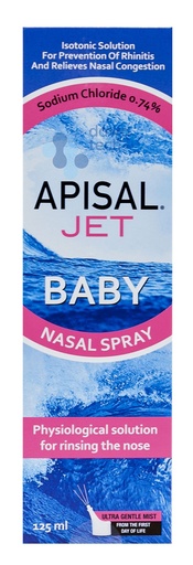 APISAL JET BABY NASAL SPRAY (0.74%) (125 ml)