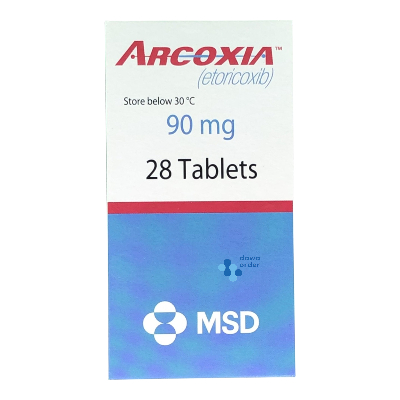 Arcoxia 90 Mg 28 Tab