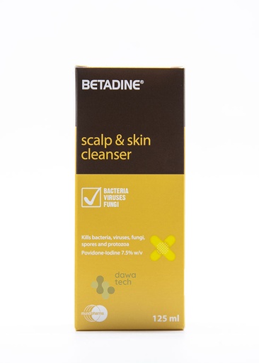 Betadine Scalp & Skin Cleanser 125Ml