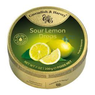 Cavendish & Harvey Sour Lemon Dropes 200G