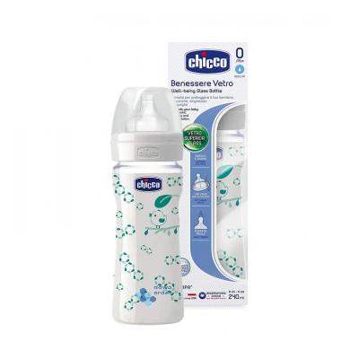 Chicco Baby Bottle 240 Glass 0 M