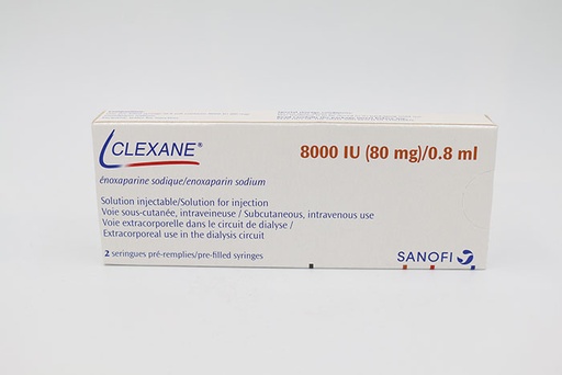 Clexane 8000 Iu/0.8Ml