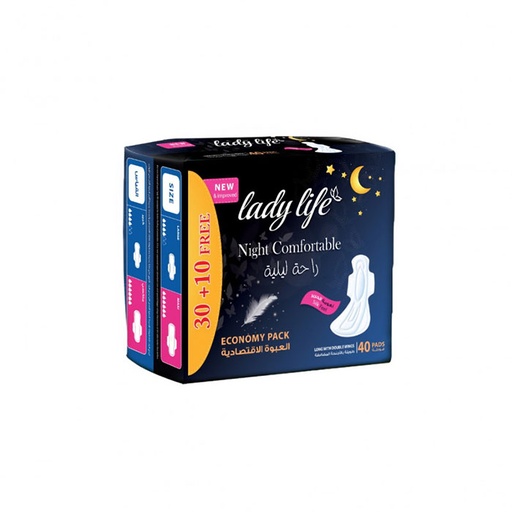 Lady Life Night Pads 40 Pads