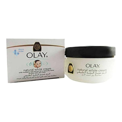 Olay Natural White Cream/بخلاصة ورق التوت - Offer