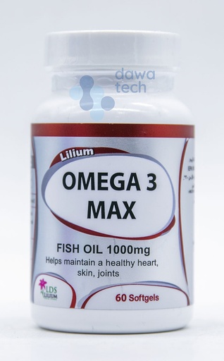 Lilium Omega 3 Max (1000 Mg) (60 Softgels)