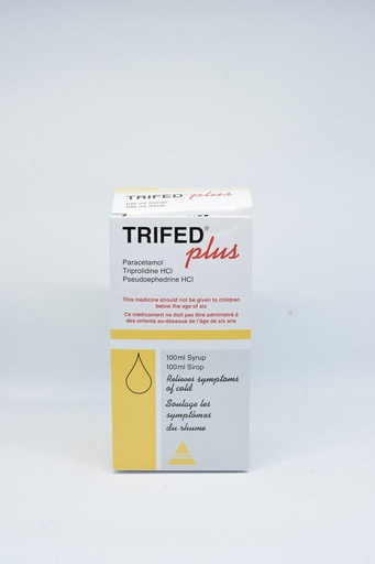 Trifed Plus 1.25 Mg/5Ml, 30 Mg/5Ml Oral Syrup 100Ml