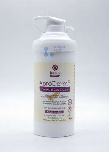 Aproderm Colloidal Oat Emollient Cream 500Ml