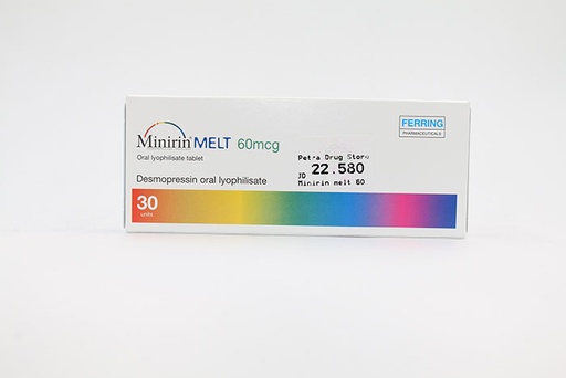 Minirin Melt 60 Mcg Oral Sublingual Tablet