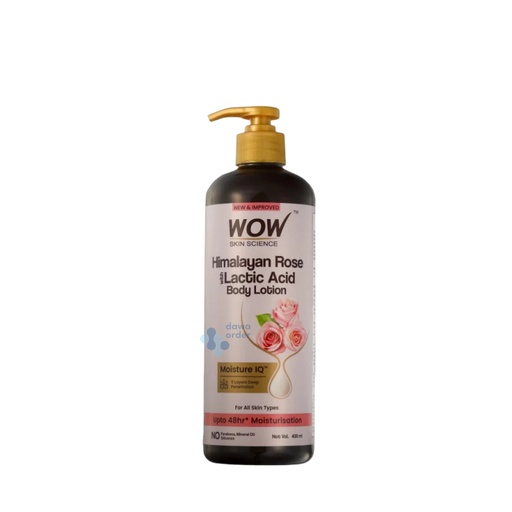 Wow Himalayan Rose&Lactic Acid Body Lotion 400Ml