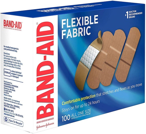 Johnson Band Aid Plaster( Flexible Fabric).