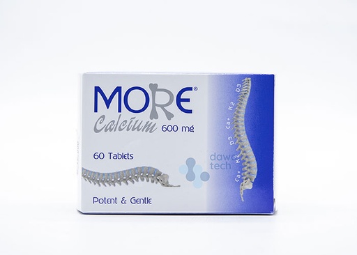 MORE CALCIUM 600mg (60TABLETS)