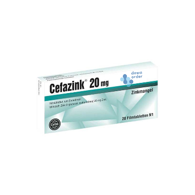 Cefazink 20Mg 20Tab