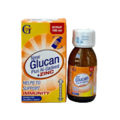 New Glucan Plus Al-Gadeed+Zinc Syrup (100 Ml)