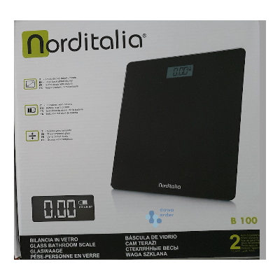 Norditalia Body Scale Glass Bathroom Scale (B100)