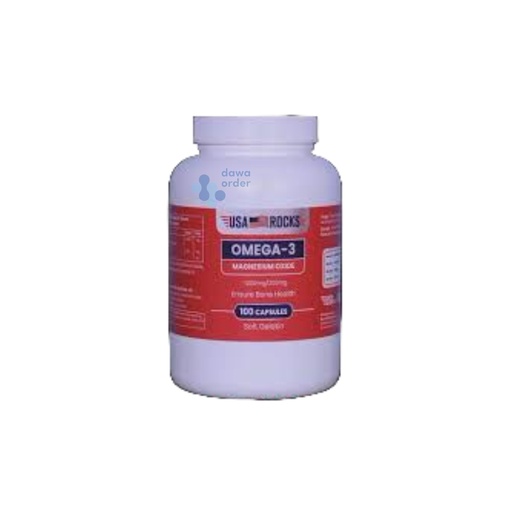 Usa Rocks Omega-3 Magnesium Oxide