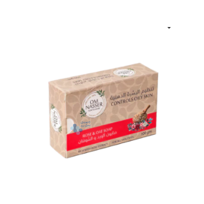 Om Nasser Rose & Oat Soap (100 Gm)