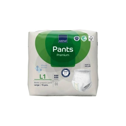 Abena Pants Adult Large 15Pcs