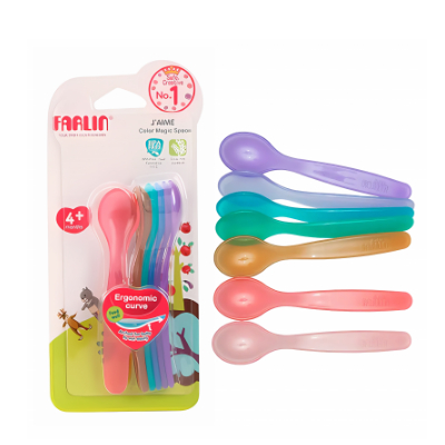 Farlin Rainbow Spoon Set Elder Bf 237Alarg