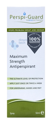 PERSPI-GUARD MAXIMUM STRENGTH ANTIPERSPIRANT (50 ml)