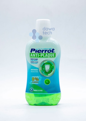 Pierrot Anti Plaque Mouthwash (500Ml)