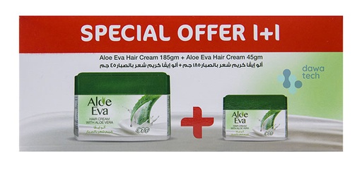Aloe Eva Hair Cream 185G +1 Free