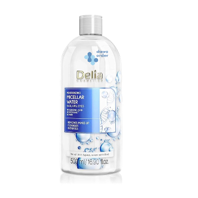 Delia Moisturizing Micellar Water 500Ml+Clean Skin Face Wash Foam
