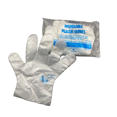 Disposable Plastic Gloves (M)
